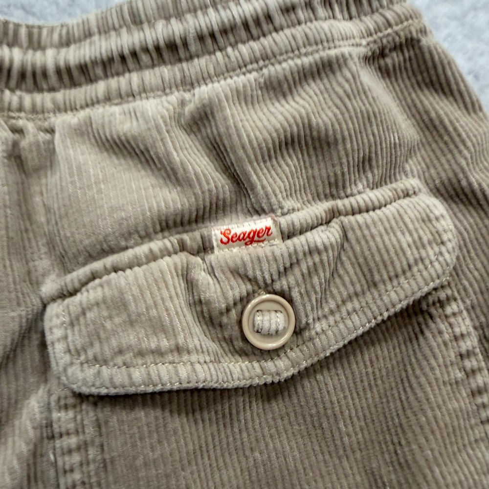 Seager Shorts Mens M Stone Yuma Corduroy - Picture 5 of 10